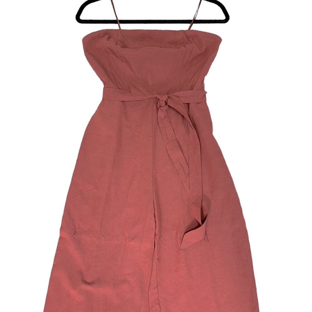 Willow Ryan Strapless Wide Leg Jumpsuit In Clay Women’s size small - Picture 8 of 11